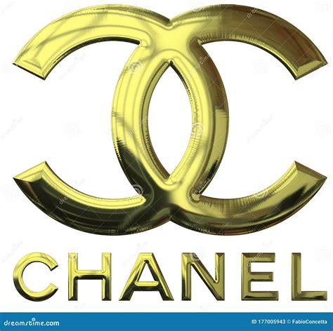 chanel logo metal